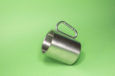 Stainless Steel Cup - Carabiner Handle