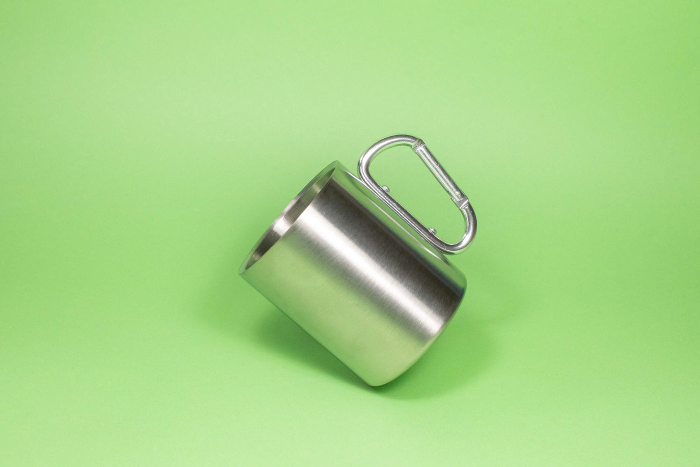 Stainless Steel Cup - Carabiner Handle