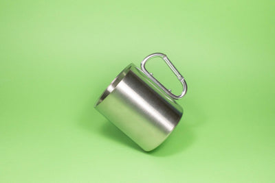 Stainless Steel Cup - Carabiner Handle