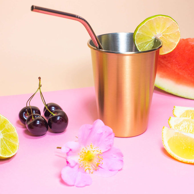 Vaso de acero inoxidable