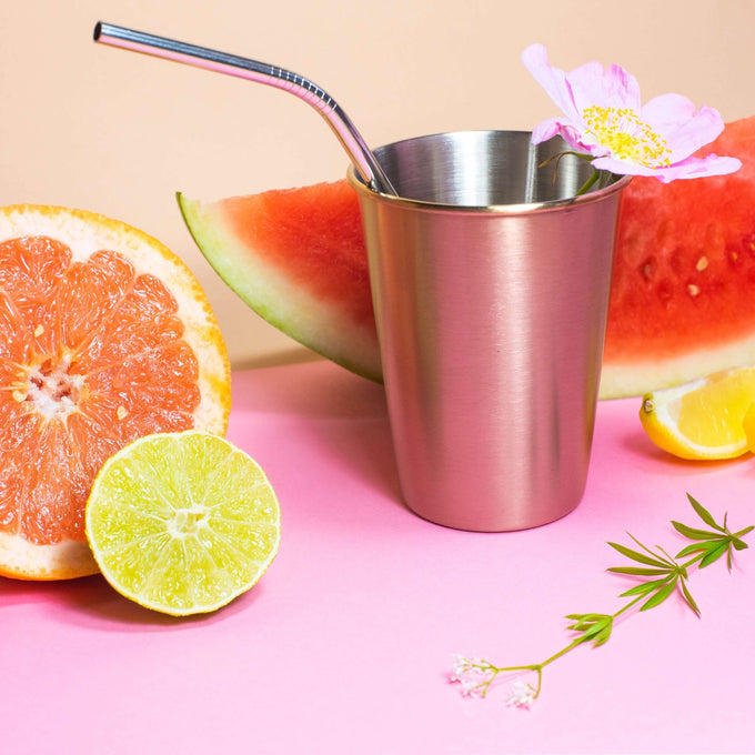 Vaso de acero inoxidable
