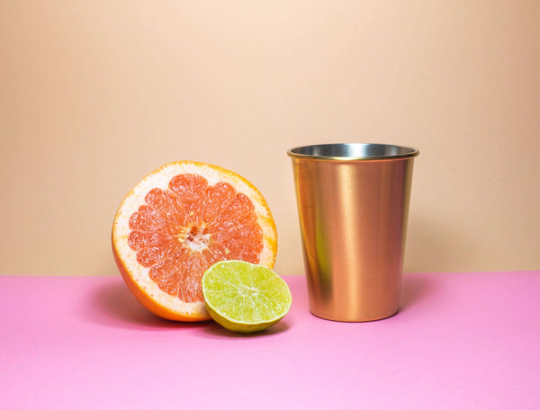 Vaso de acero inoxidable