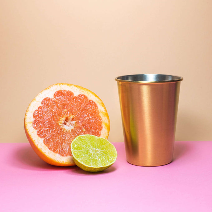 Vaso de acero inoxidable