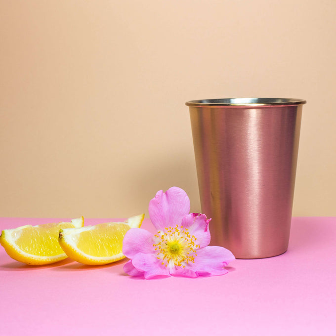 Vaso de acero inoxidable