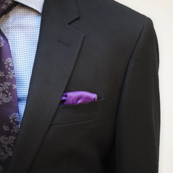 Traje de Tela Ecológico Personalizado en Negro