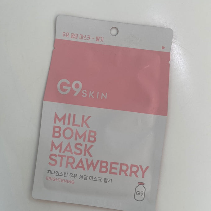 Strawberry Milk Bomb Mask - Asian Beauty Essentials