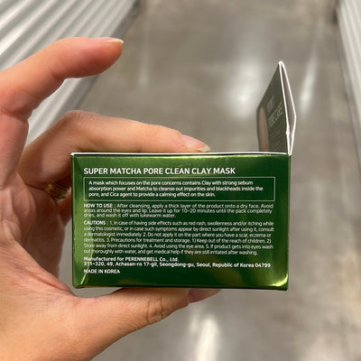 Super Matcha Pore Clean Clay Mask