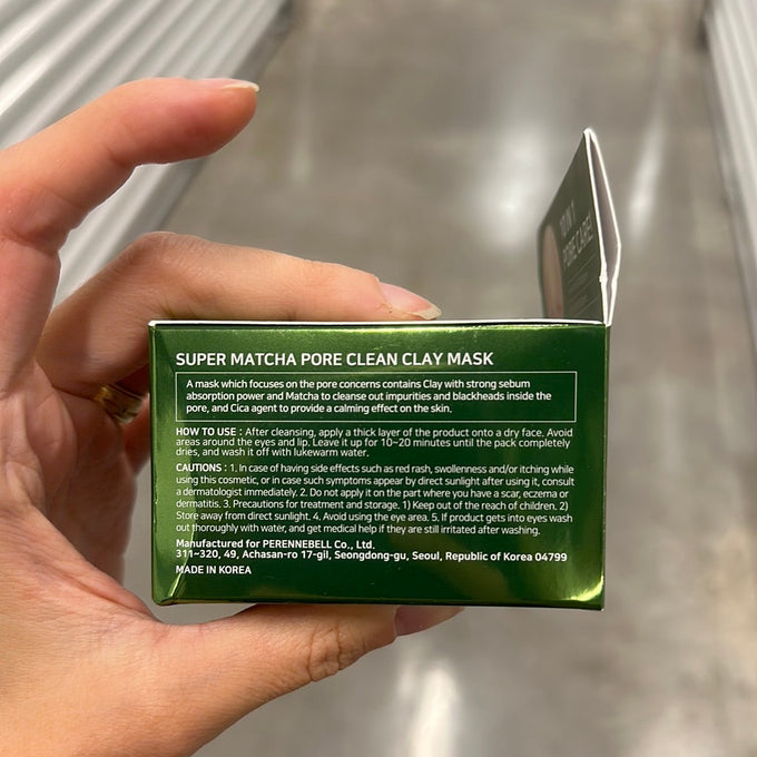 Super Matcha Pore Clean Clay Mask