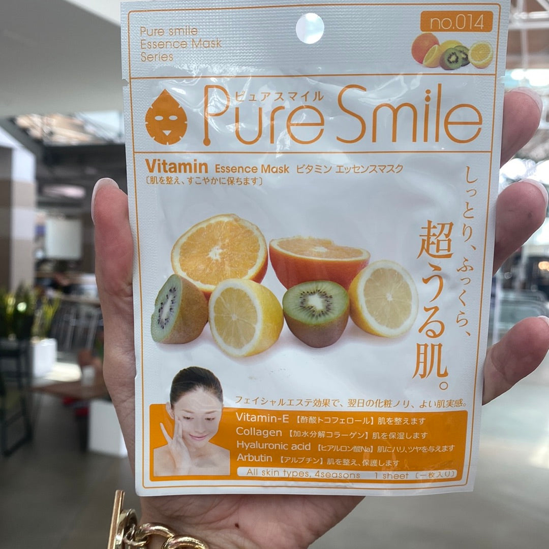 Vitamin Pure Smile Essence Mask - Asian Beauty Essentials