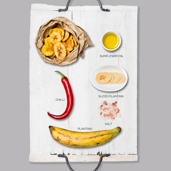 Tentadoras patatas fritas de plátano con chile 35 g X 12 piezas