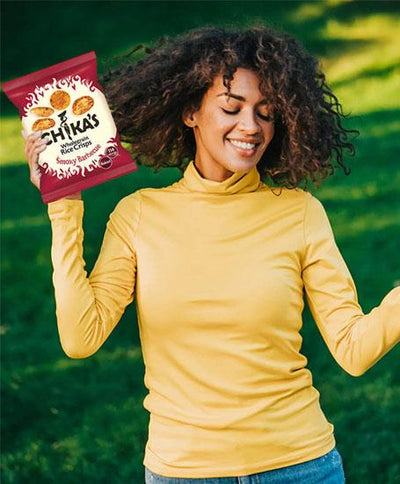 Smoky Barbecue Wholegrain Rice Crisps 25g X 16 pieces