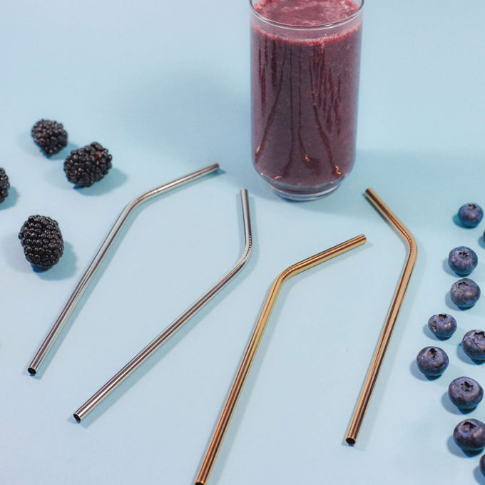 8'' Stainless Steel Straw