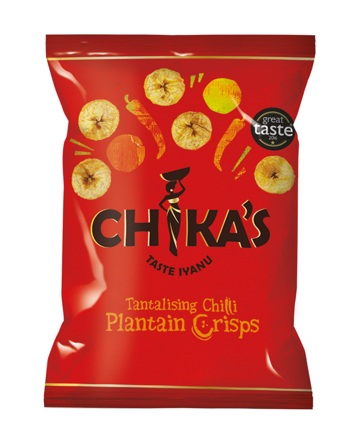 Tantalising Chilli Plantain Crisps 35g X 12 pieces