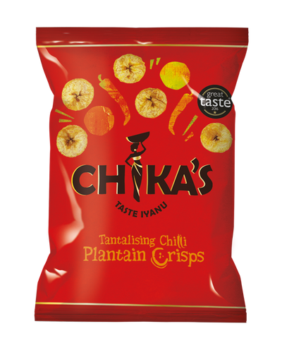 Tantalising Chilli Plantain Crisps 35g X 12 pieces